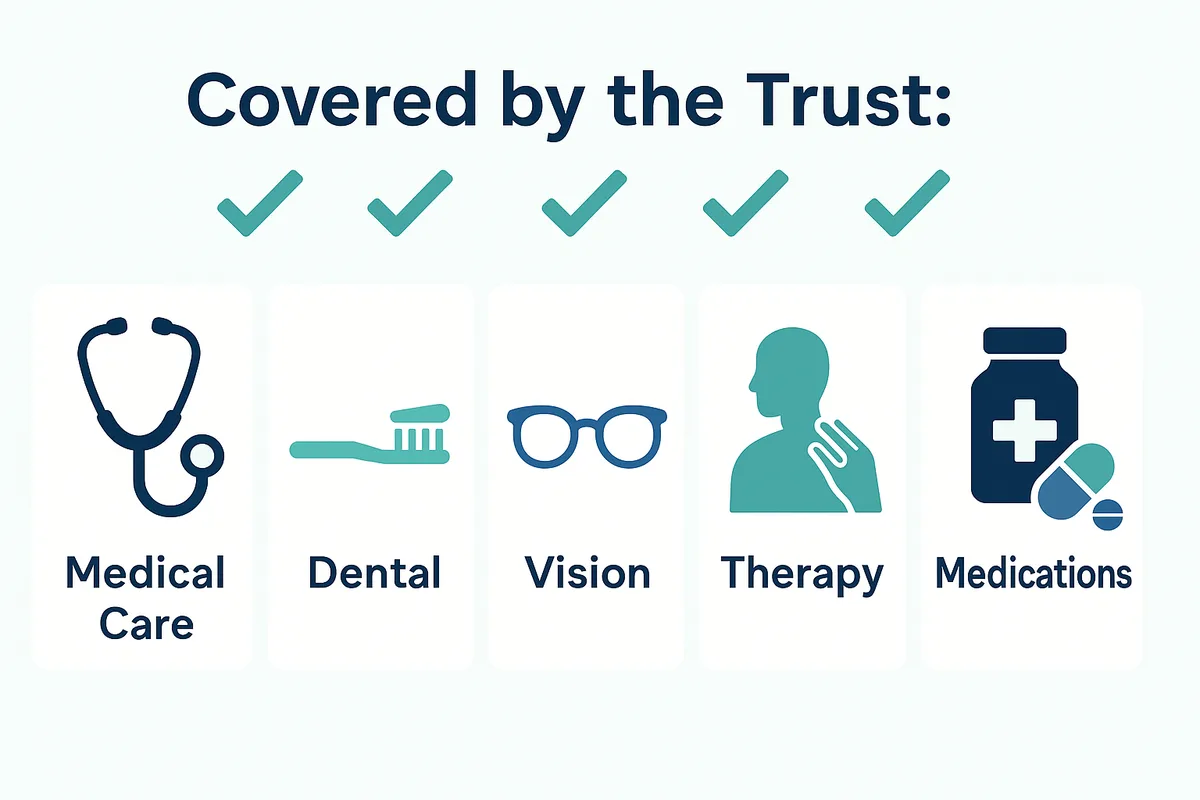 types of healthcare covered in a special needs trust